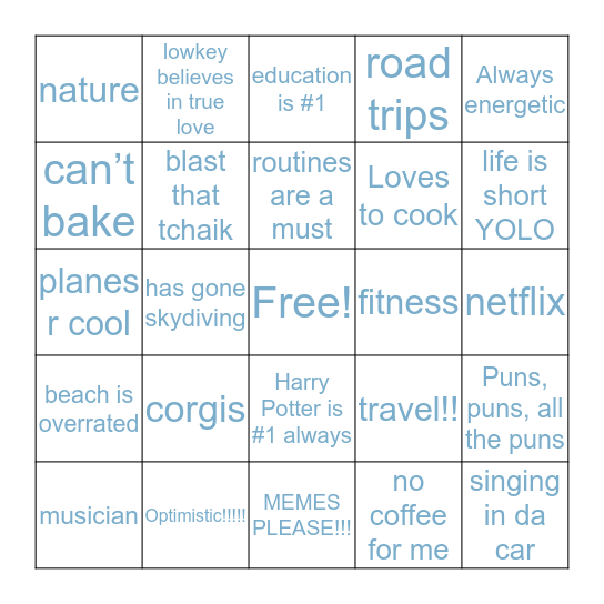 How much do you have in common with Shilpa? Bingo Card