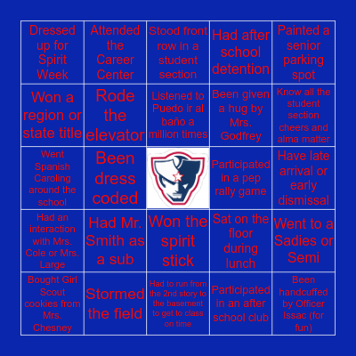 PVILLE BINGO!!! Bingo Card