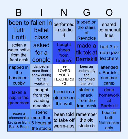 Barriskill Bingo! Bingo Card