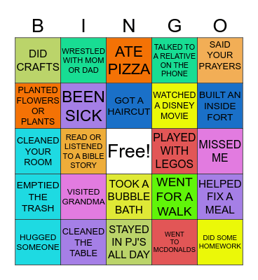 WHAT HAVE YOU BEEN DOING??? Bingo Card