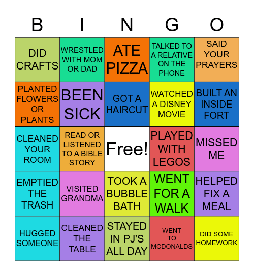 WHAT HAVE YOU BEEN DOING??? Bingo Card