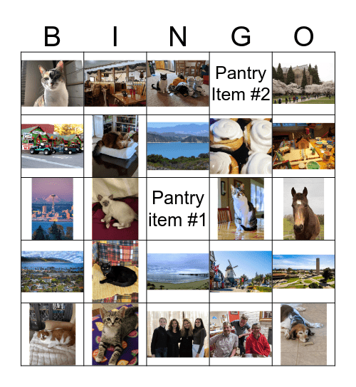 Zoom Family Bingo Card