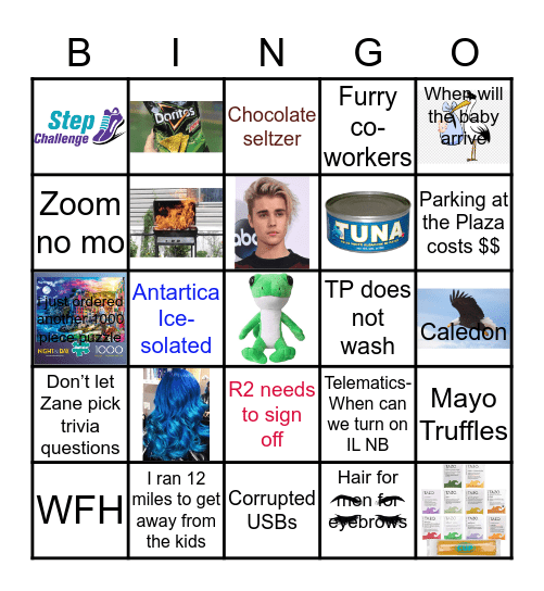 PAT Bingo Card