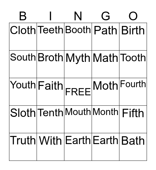BINGO! Bingo Card