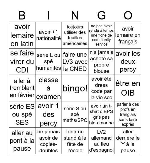 ROCHAMBINGO Card