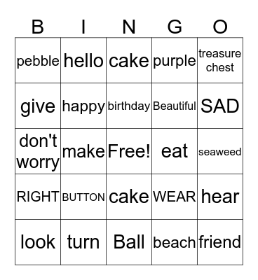 20200429 Bingo Game Bingo Card