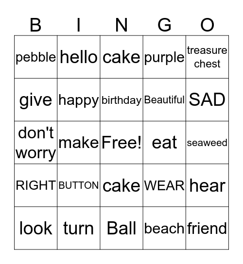 20200429 Bingo Game Bingo Card