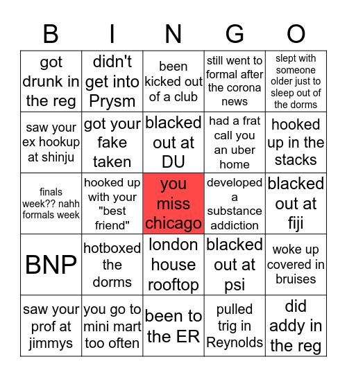 time for some bingo Card
