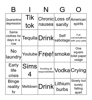 Sof’s Bingo Card