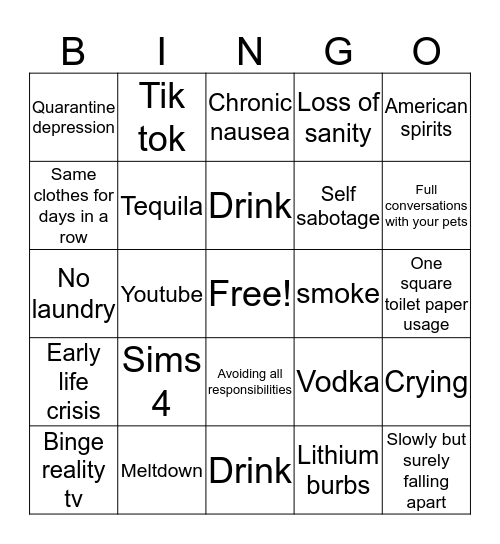 Sof’s Bingo Card