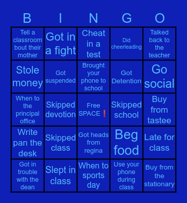 Jose Marti Edition Bingo Card