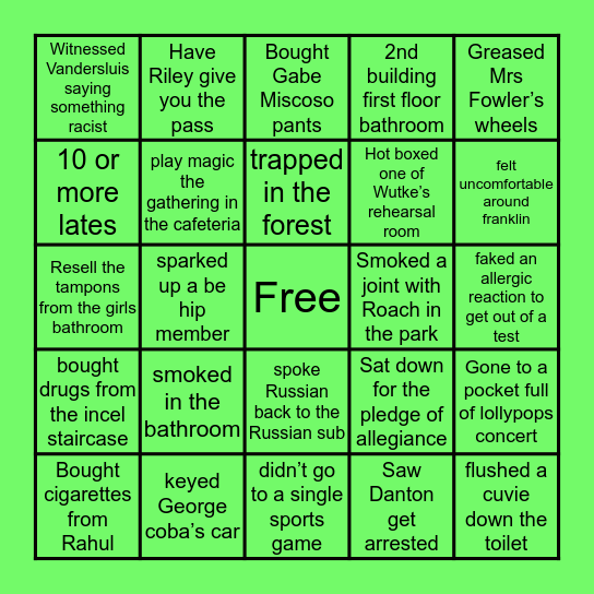 “Real” “Terra” “Bingo” Bingo Card