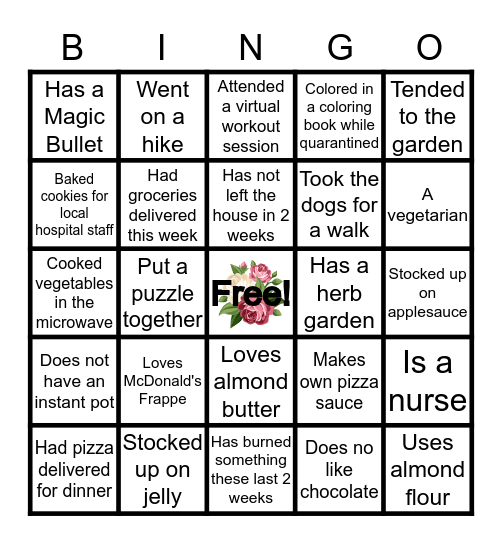 #1 Bingo Card