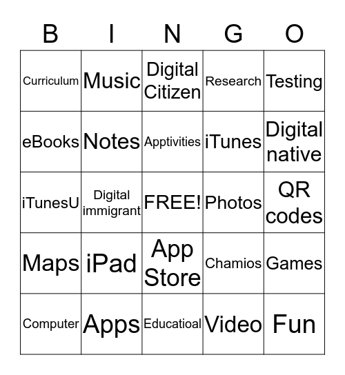 CES Tech Bingo Card