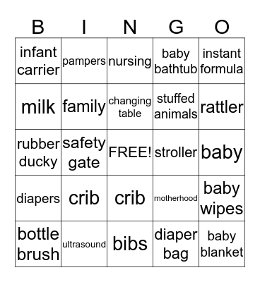 Laiken's Bingo Card