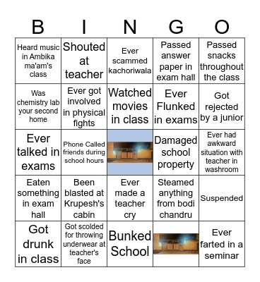 SAMSITE BINGO Card