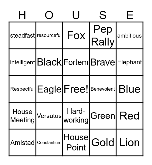 FUN FRIDAY BINGO Card