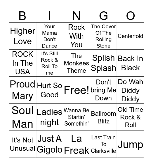 Misc Bingo 4 Bingo Card