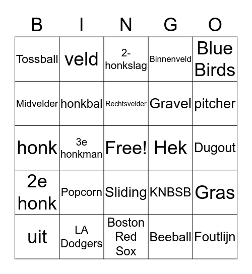 bluebirds pup Bingo Card