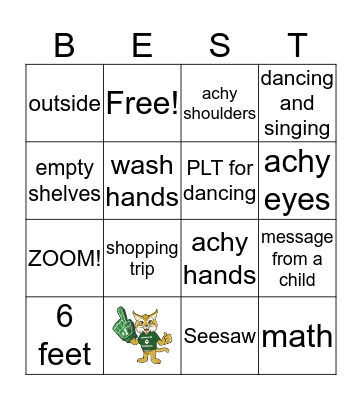 Bobcat's BEST Bingo Card