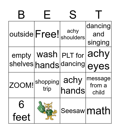 Bobcat's BEST Bingo Card