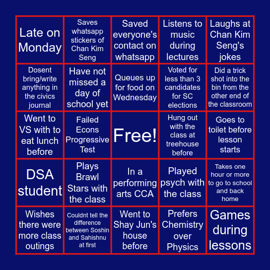 20S42 BINGO PART 2 BECUZ YOTE Bingo Card