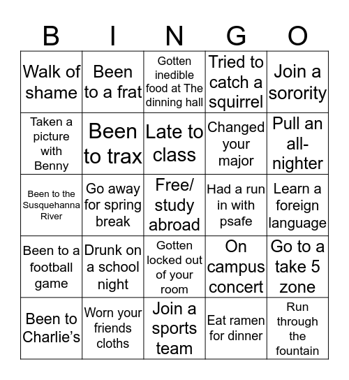 ❤️🧡Susky bingo 🧡❤️ Bingo Card