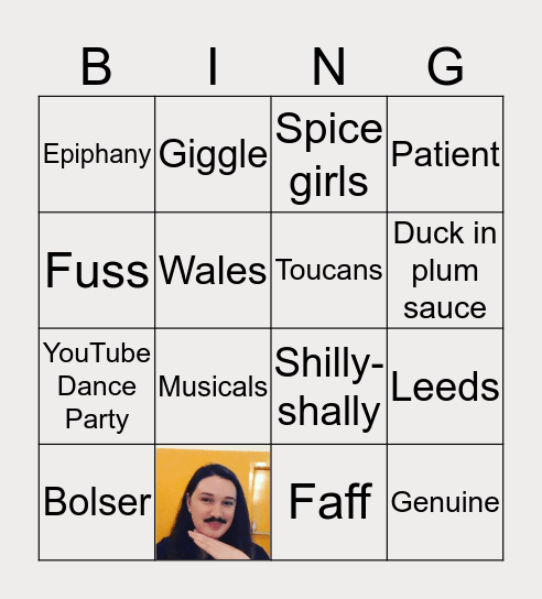 Badders Bingo Card