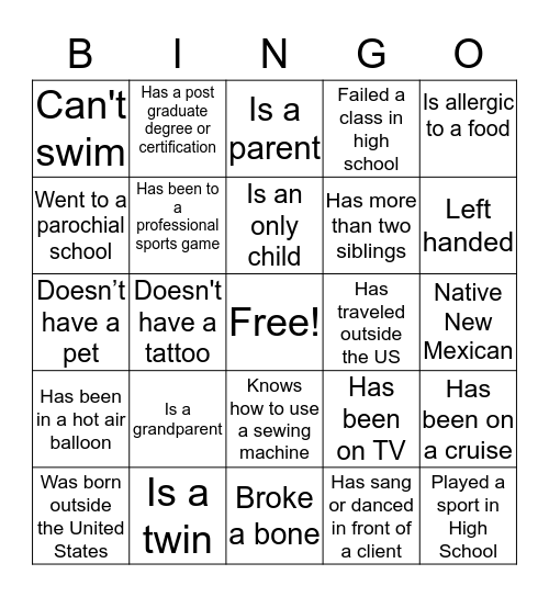 MWC Virtual Bingo Card