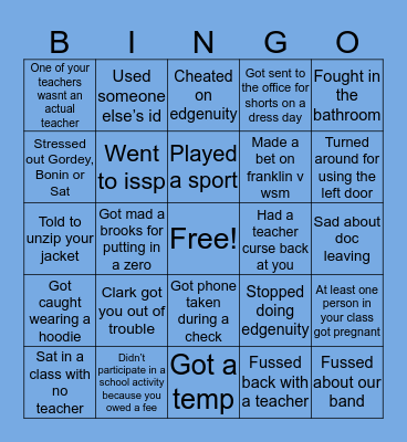 Wsm Bingo 🐾 Bingo Card