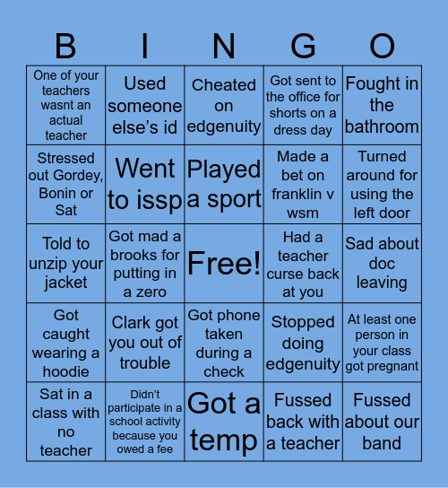 Wsm Bingo 🐾 Bingo Card