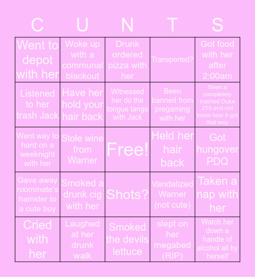 PHELPSY, PHLEP, PLEPS Bingo Card