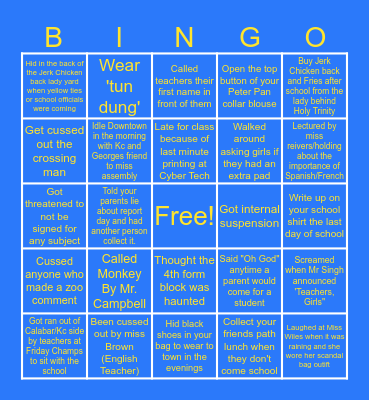 ALPHA EDITION Bingo Card