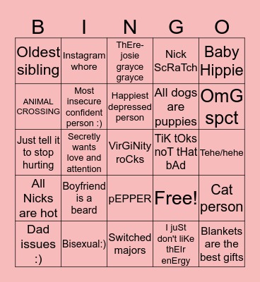 Knotty Bingo Card