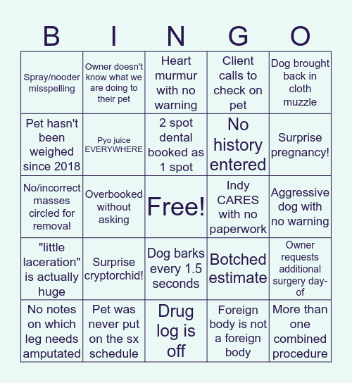 WMS Sx Bingo Card