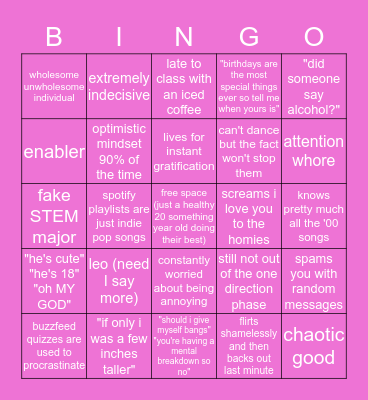 khatia Bingo Card