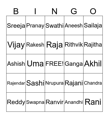 Happy Birthday Eesha! Bingo Card