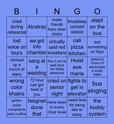 chamber bingo v2 Bingo Card