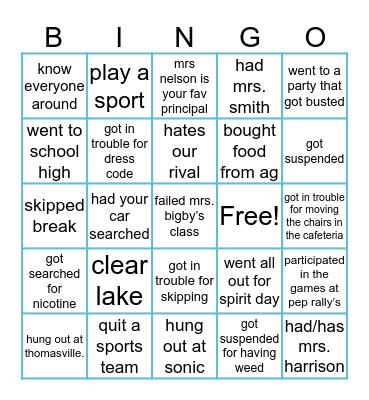 MACTOWN BINGO Card