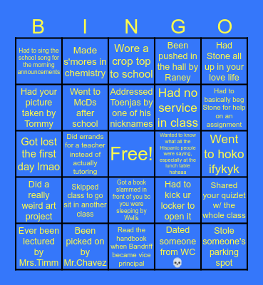 Wright City Edition 🐾 Bingo Card