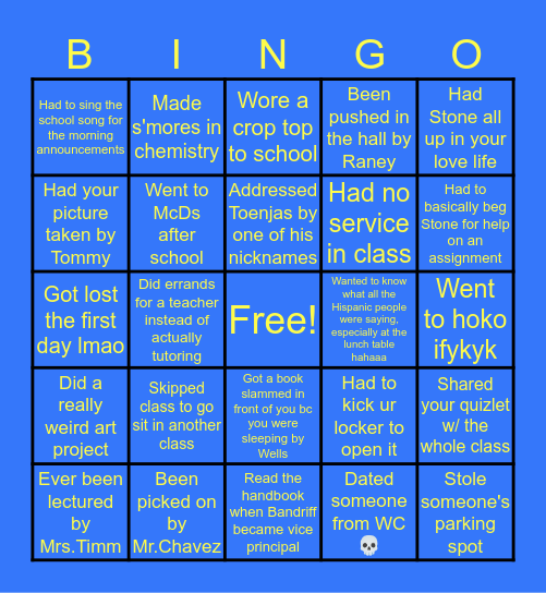 Wright City Edition 🐾 Bingo Card
