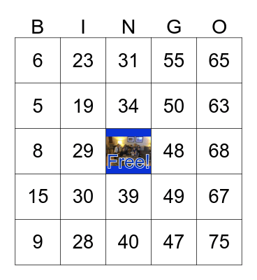 KENNEDY FAMILY BINGO Card