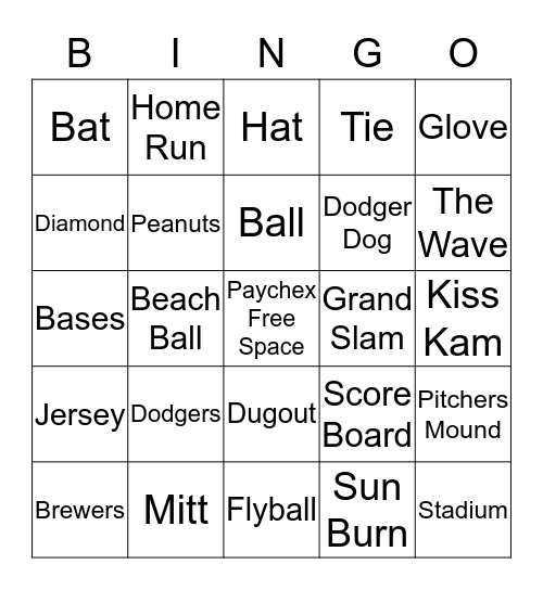 Best of the Best Bingo Card