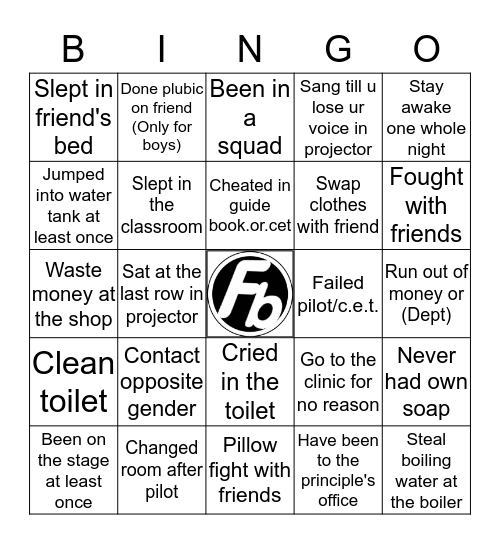 Family bingo Card