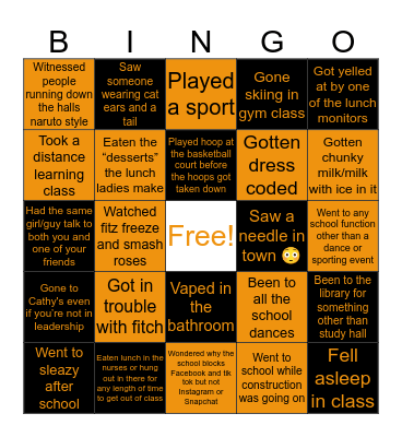 Phoenix Bingo Card