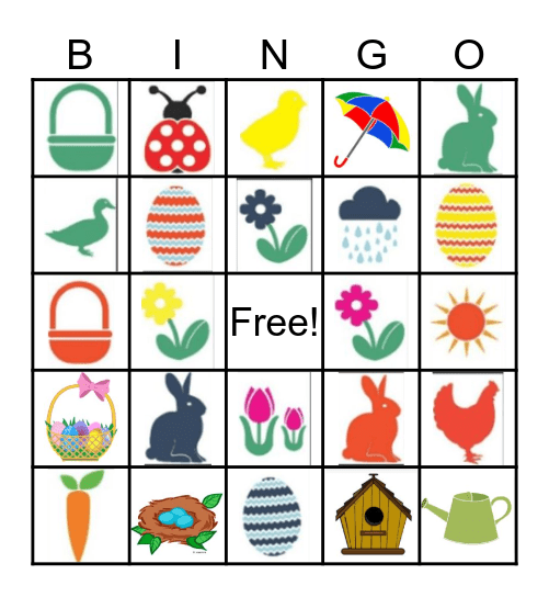 Spring Bingo Card