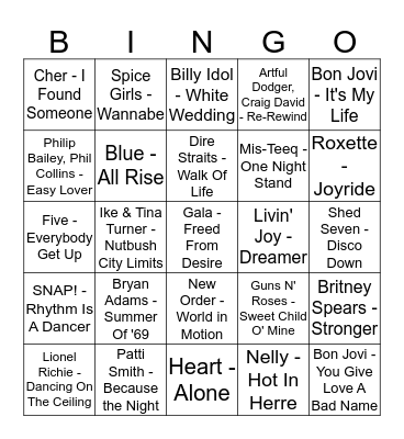 V & Nick's Birthday Bingo Round 2 Bingo Card