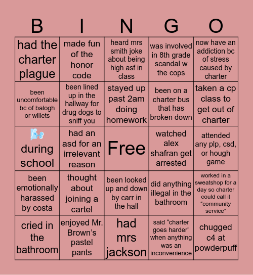 LNC BINGO (seens only) Bingo Card