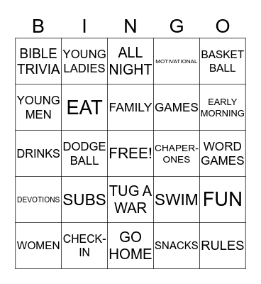 LOCK-IN Bingo Card