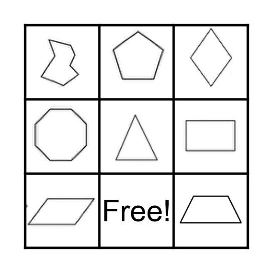 Polygon Bingo Card